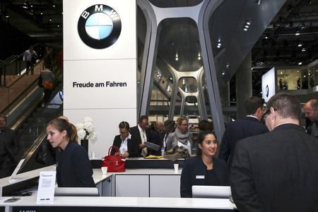 Erster Pressetag auf der IAA 2015 in Frankfurt