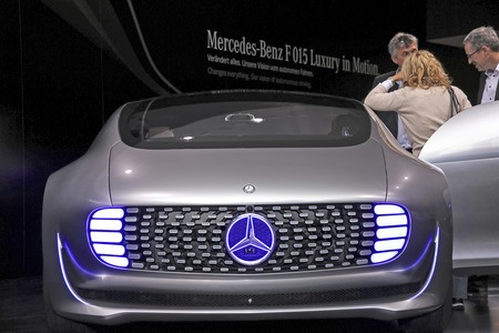 Erster Pressetag auf der IAA 2015 in Frankfurt