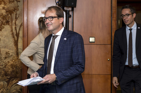 Pressekonferenz vom Alexander Dobrindt in Frankfurt