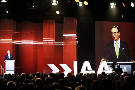 Eröffnungsfeier der 66. IAA Pkw auf der Messe Frankfurt mit mehr als 1.000 hochrangigen Gästen aus Politik, Wirtschaft und Gesellschaft.