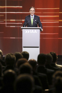 Eröffnungsfeier der 66. IAA Pkw auf der Messe Frankfurt mit mehr als 1.000 hochrangigen Gästen aus Politik, Wirtschaft und Gesellschaft.