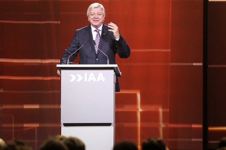 Eröffnungsfeier der 66. IAA Pkw auf der Messe Frankfurt mit mehr als 1.000 hochrangigen Gästen aus Politik, Wirtschaft und Gesellschaft.