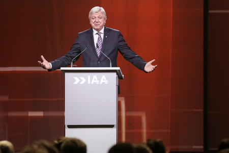 Eröffnungsfeier der 66. IAA Pkw auf der Messe Frankfurt mit mehr als 1.000 hochrangigen Gästen aus Politik, Wirtschaft und Gesellschaft.