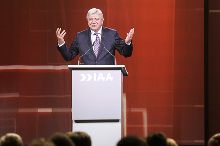Eröffnungsfeier der 66. IAA Pkw auf der Messe Frankfurt mit mehr als 1.000 hochrangigen Gästen aus Politik, Wirtschaft und Gesellschaft.