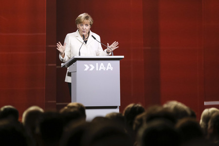 Eröffnungsfeier der 66. IAA Pkw auf der Messe Frankfurt mit mehr als 1.000 hochrangigen Gästen aus Politik, Wirtschaft und Gesellschaft.