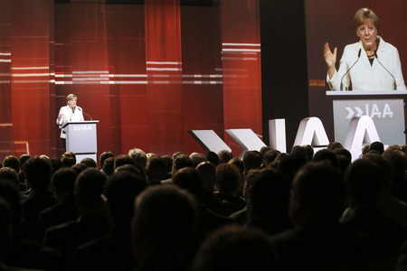 Eröffnungsfeier der 66. IAA Pkw auf der Messe Frankfurt mit mehr als 1.000 hochrangigen Gästen aus Politik, Wirtschaft und Gesellschaft.