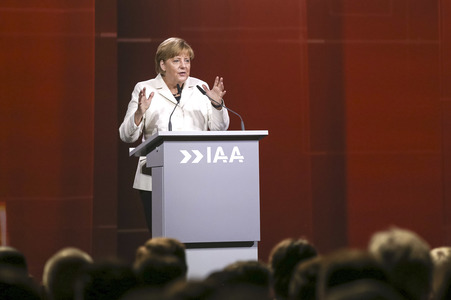 Eröffnungsfeier der 66. IAA Pkw auf der Messe Frankfurt mit mehr als 1.000 hochrangigen Gästen aus Politik, Wirtschaft und Gesellschaft.