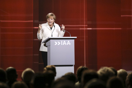 Eröffnungsfeier der 66. IAA Pkw auf der Messe Frankfurt mit mehr als 1.000 hochrangigen Gästen aus Politik, Wirtschaft und Gesellschaft.