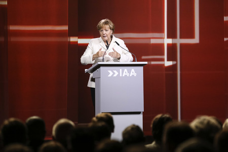 Eröffnungsfeier der 66. IAA Pkw auf der Messe Frankfurt mit mehr als 1.000 hochrangigen Gästen aus Politik, Wirtschaft und Gesellschaft.