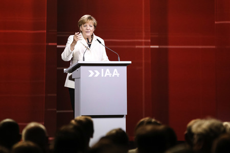 Eröffnungsfeier der 66. IAA Pkw auf der Messe Frankfurt mit mehr als 1.000 hochrangigen Gästen aus Politik, Wirtschaft und Gesellschaft.