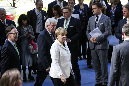Eröffnungsrundgang auf der IAA in Frankfurt