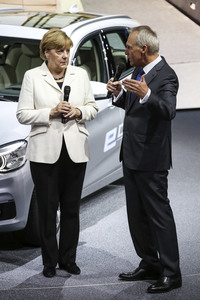Eröffnungsrundgang auf der IAA in Frankfurt