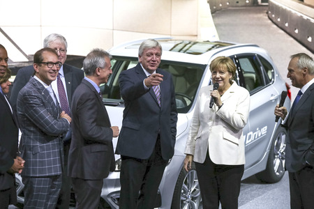 Eröffnungsrundgang auf der IAA in Frankfurt