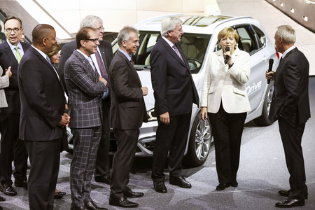 Eröffnungsrundgang auf der IAA in Frankfurt