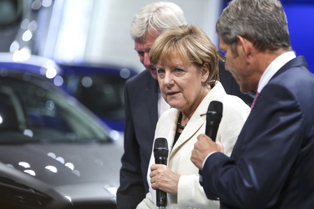 Eröffnungsrundgang auf der IAA in Frankfurt