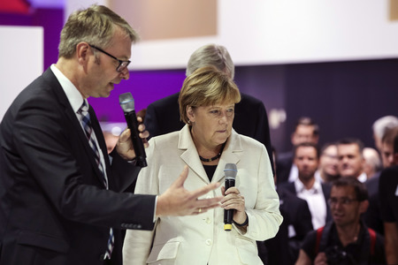 Eröffnungsrundgang auf der IAA in Frankfurt