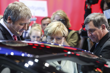 Eröffnungsrundgang auf der IAA in Frankfurt