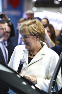 Eröffnungsrundgang auf der IAA in Frankfurt