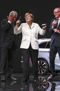 Eröffnungsrundgang auf der IAA in Frankfurt