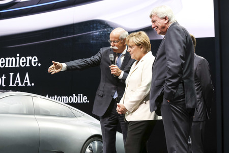 Eröffnungsrundgang auf der IAA in Frankfurt