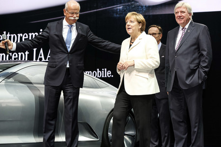 Eröffnungsrundgang auf der IAA in Frankfurt