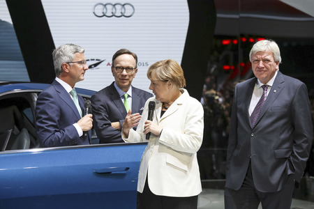 Eröffnungsrundgang auf der IAA in Frankfurt