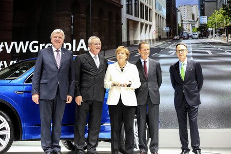 Eröffnungsrundgang auf der IAA in Frankfurt