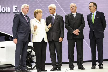 Eröffnungsrundgang auf der IAA in Frankfurt