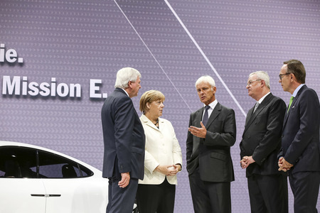 Eröffnungsrundgang auf der IAA in Frankfurt