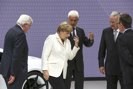 Eröffnungsrundgang auf der IAA in Frankfurt