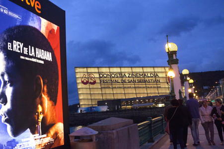 Der Festivalpalast beim 63. Internationalen Filmfestival San Sebastian