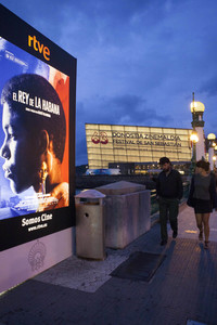 Der Festivalpalast beim 63. Internationalen Filmfestival San Sebastian