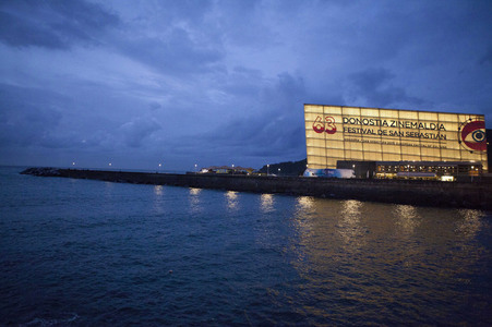 Der Festivalpalast beim 63. Internationalen Filmfestival San Sebastian