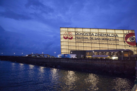 Der Festivalpalast beim 63. Internationalen Filmfestival San Sebastian