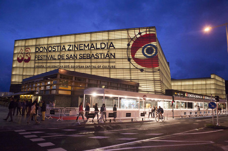 Der Festivalpalast beim 63. Internationalen Filmfestival San Sebastian