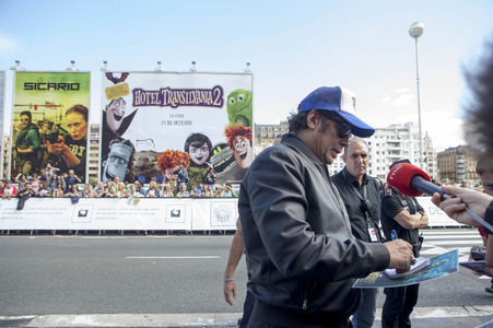 Ankunft beim 63. Internationalen Filmfestival San Sebastian
