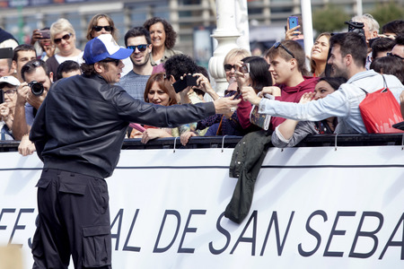 Ankunft beim 63. Internationalen Filmfestival San Sebastian