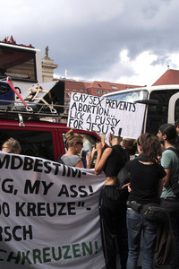 Demo gegen den Marsch für das Leben in Berlin