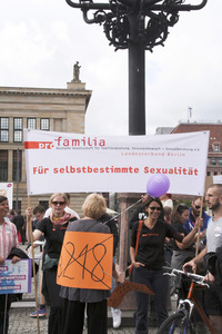 Demo gegen den Marsch für das Leben in Berlin