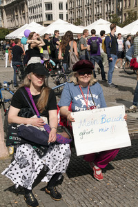 Demo gegen den Marsch für das Leben in Berlin