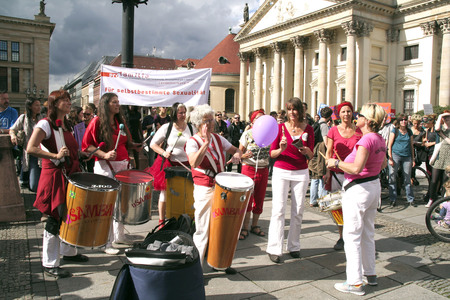Demo gegen den Marsch für das Leben in Berlin