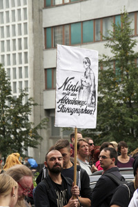 Demo gegen den Marsch für das Leben in Berlin