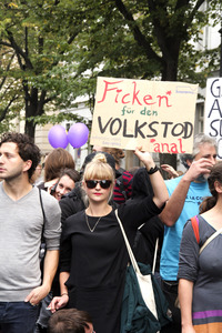 Demo gegen den Marsch für das Leben in Berlin