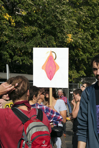Demo gegen den Marsch für das Leben in Berlin
