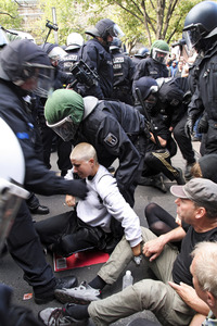 Demo gegen den Marsch für das Leben in Berlin