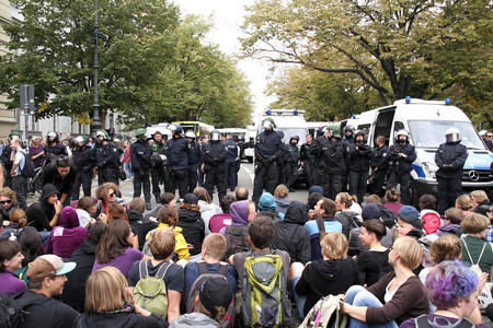 Demo gegen den Marsch für das Leben in Berlin