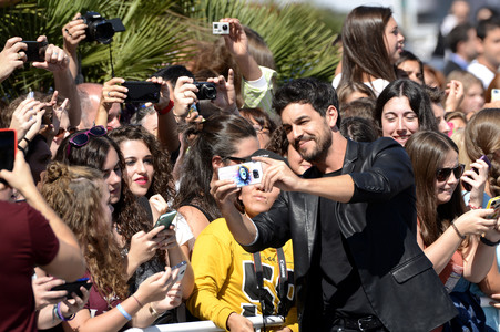 Ankunft auf dem San Sebastian Film Festival 2015
