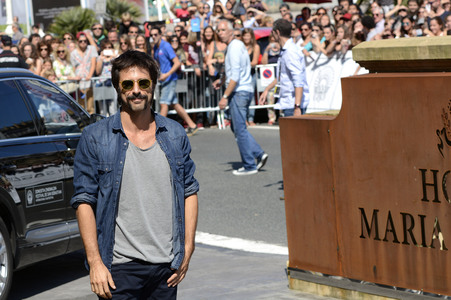 Ankunft auf dem San Sebastian Film Festival 2015