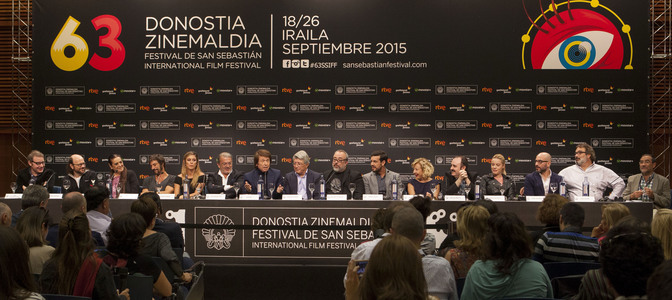 'Mi gran noche' Pressekonferenz, San Sebastian Film Festival 2015