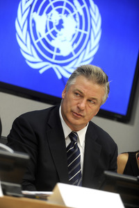 Alec Baldwin Pressekonferenz bei der UN in New York